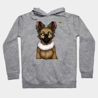 Cute Belgian Shepherd Drawing Hoodie